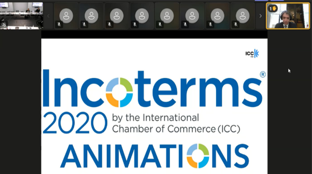 نوآوری‌های آموزشی و تحلیل چالش‌های اینکوترمز  در نشست سالانه بهاره کمیسیون سیاستگذاری مقررات و رویه‌های بازرگانی ICC پاریس