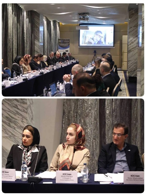 گزارش هیأت کمیته ایرانی ICC شرکت کننده در نشست منطقه‌ای (RCG B-MENA) کمیته‌های ملی ICC - تفلیس،گرجستان - دسامبر 2025