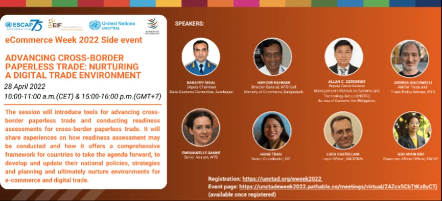 برگزاری نشست پیشبرد تجارت فرامرزی غیرکاغذی- توسعه محیط تجارت دیجیتال