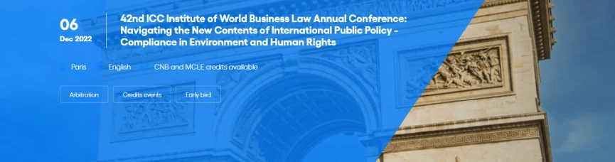 موسسه حقوق جهاني كسب و كار ICC برگزار مي‌نمايد: چهل و دومين كنفرانس سالانه حقوق جهاني كسب و كار