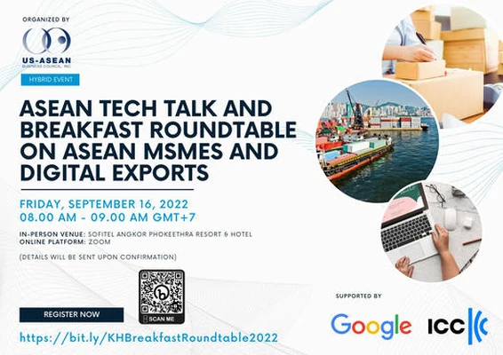 ASEAN Tech Talk and Breakfast Roundtable on ASEAN MSMEs and Digital Exports